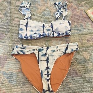 Wet Tie dye bikini top